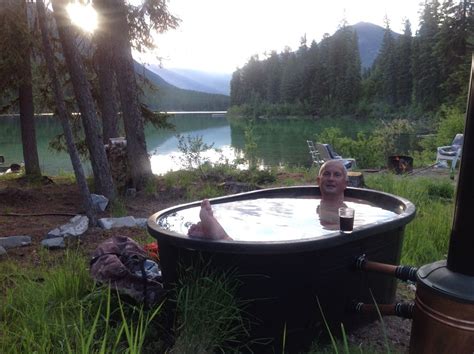 DIY Wood Fired Hot Tub Photos