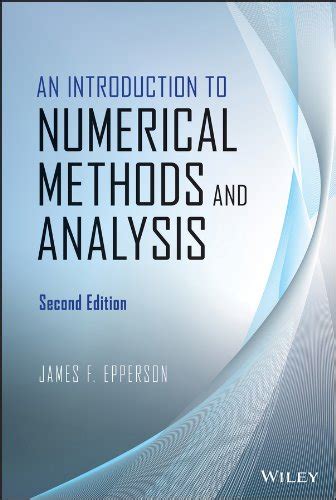 An Introduction To Numerical Methods And Analysis English Edition Ebook Epperson James F