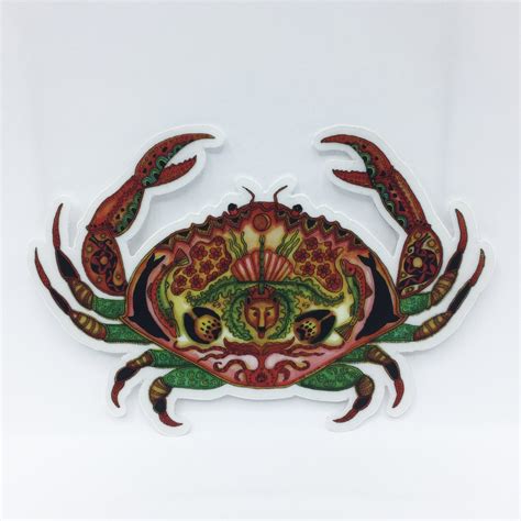 Crab Sticker Earthart International