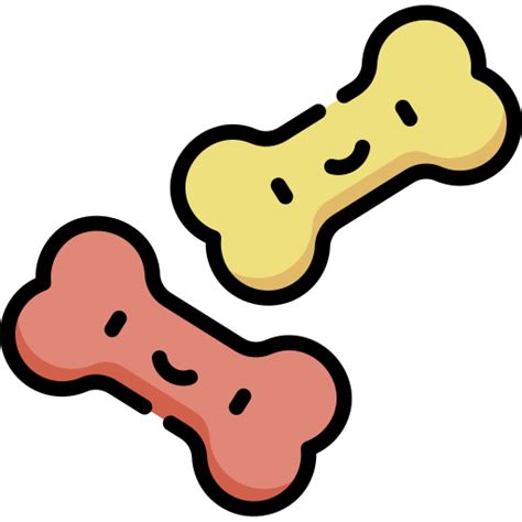 Croquettes Kawaii Lineal Color Icon