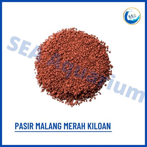 Jual PASIR MERAH HALUS HIASAN AQUARIUM PER KG Shopee Indonesia