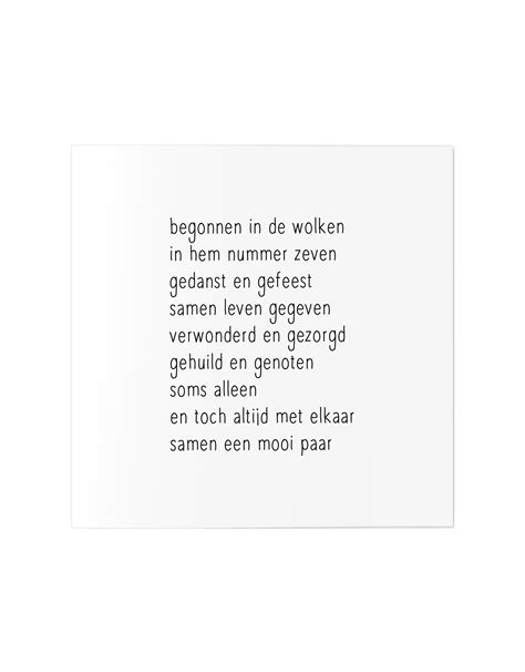 Wenskaart Met Gedicht Voor Jubileum Huwelijk