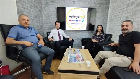 M Venp Ck Y Netiminden Gazetemize Ziyaret Yeni Malatya Gazetesi