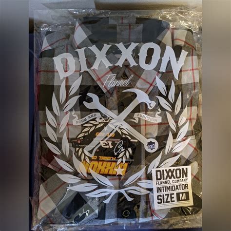 Dixxon Shirts Dixxon Nascar Dale Earnhardt The Intimidator Flannel