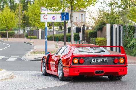 Wallpaper Old Red Paris Sports Car Ferrari F40 Asphalt Ferrari