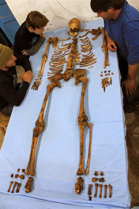 The Skeleton Of The Previously Unknown Pharaoh Woseribre Senebkay Lays