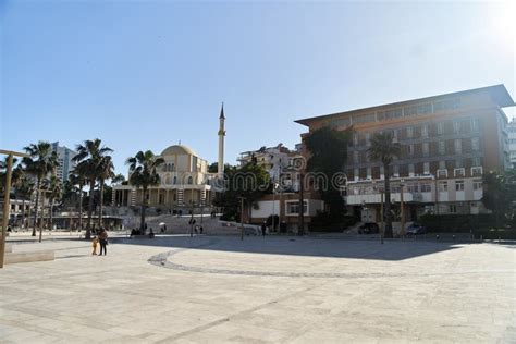 Durres Albania 05 18 2021 The Grand Mosque Of Durres Square With