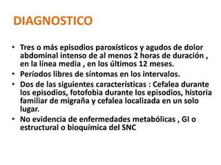 Sindrome Doloroso Abdominal en Pediatría PPT