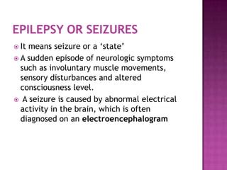 Epilepsy | PPT