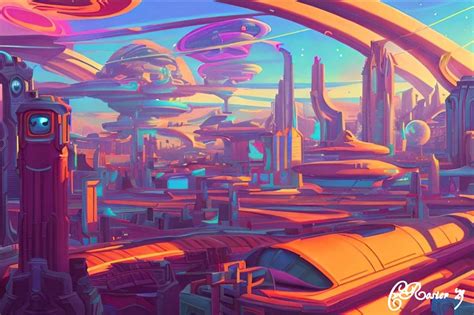 Retro Future City By Vance1976 On Deviantart