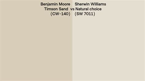 Benjamin Moore Timson Sand Cw Vs Sherwin Williams Natural Choice