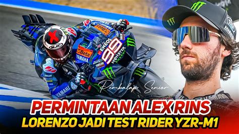 Kabar Terbarualex Rins Langsung Minta Jorge Lorenzo Jadi Test Rider