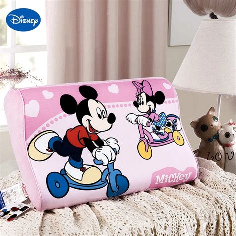 Pink Minnie Mickey Mouse Memory Pillows 40x25cm Bedroom Decor Girls