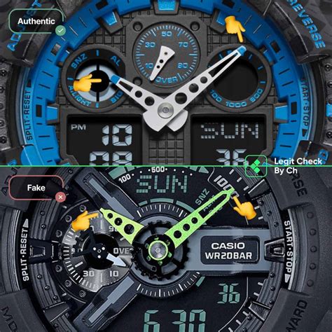 Casio G Shock Authenticity Check Guide Fake Vs Real Casio G Shock