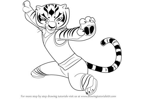 Kung Fu Panda Tigress Coloring Pages At GetColorings Free