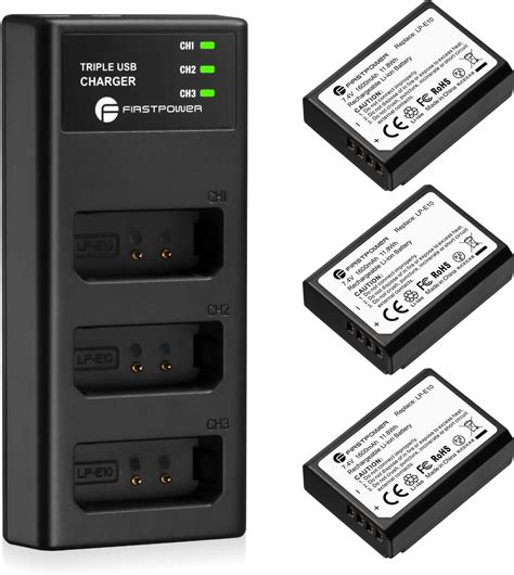 Amazon TURPOW LP E10 Battery Charger Replacement Compatible With