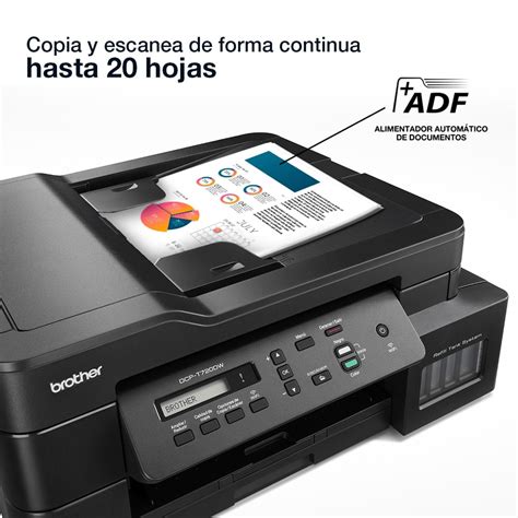 Impresora Multifuncional Brother Dcp 720dw Inktank Wifi Dúplex