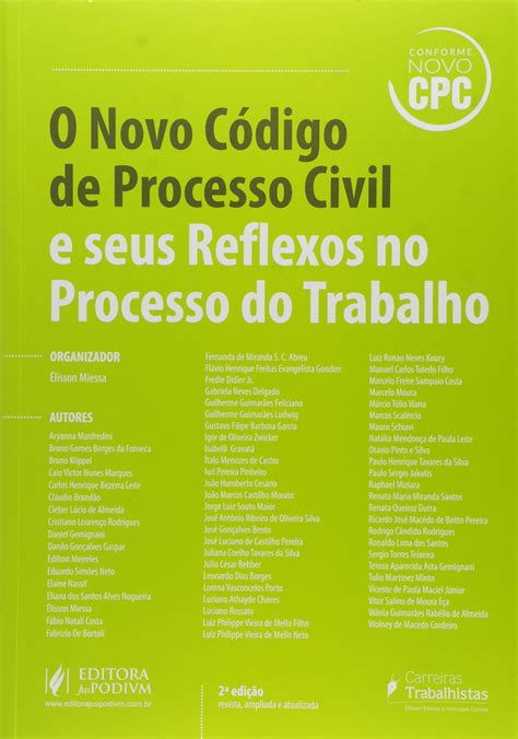 O Novo Código de Processo Civil e Seus Reflexos no Processo do Trabalho