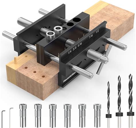 Housolution Dowel Jig Extra Length Self Centering Dowel Jig Kit