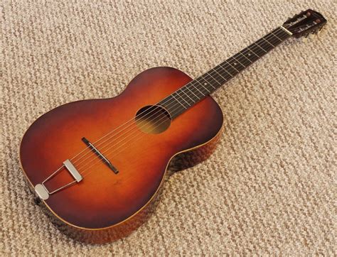 Vintage Michigan Acoustic Bluesparlour Guitar 1940s50s In