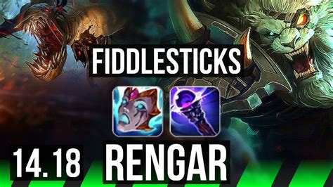 Fiddlesticks Vs Rengar Jgl 807 Legendary 700 Games Euw Master 1418 Youtube