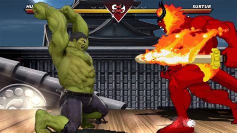 Hulk Vs Surtur The Greatest Fight Of All Time Youtube