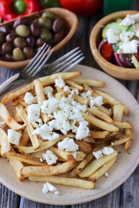 Greek Baked Fries With Feta Oregano Recipe Cooking With Ruthie