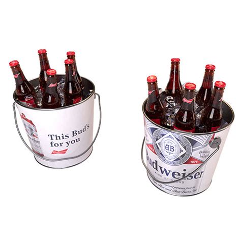 Ice Buckets And Tongs Budweiser Bud Light Beer Bucket Finikas