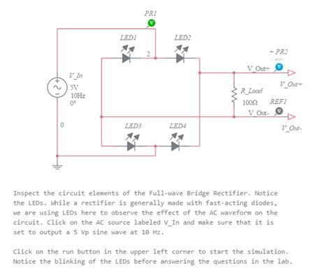 Full Wave Rectifier Multisim Simulation Core Diy