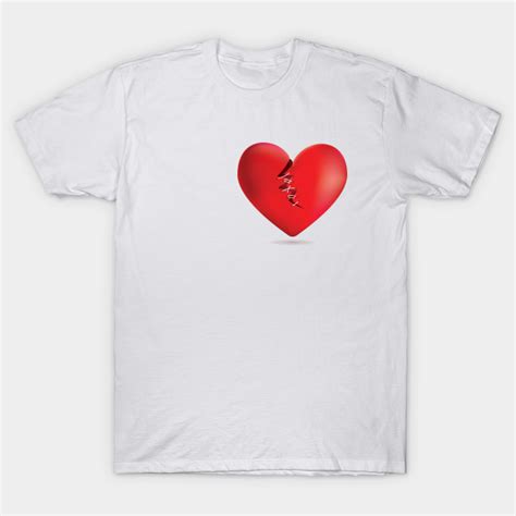 Broken Heart With Stitches Broken Heart T Shirt Teepublic