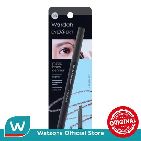 Jual Wardah Eyexpert Matic Brow Definer Dark Grey Gr Shopee