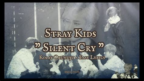 Kolay Okunuşu Easy Lyrics Stray Kids Silent Cry Youtube