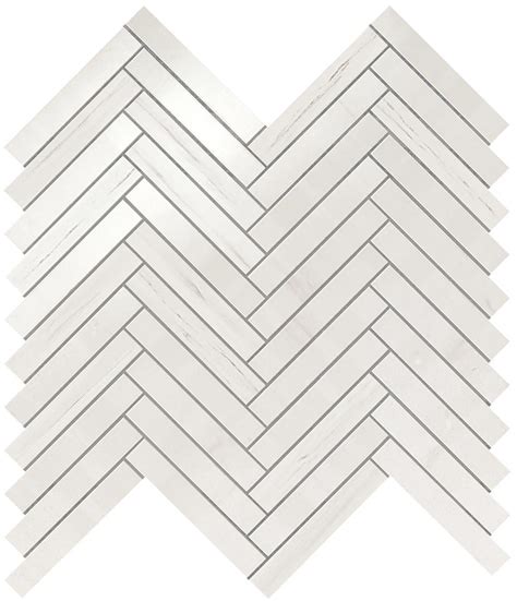 Marvel Bianco Dolomite Herringbone Wall Atlas Concorde En