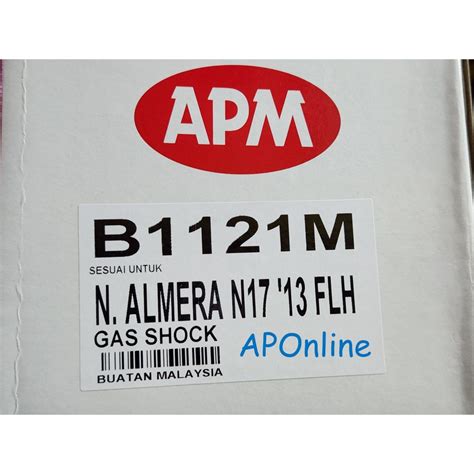 APM Nissan Almera L02B N17 2011 2019 Shock Absorber Gas Shopee