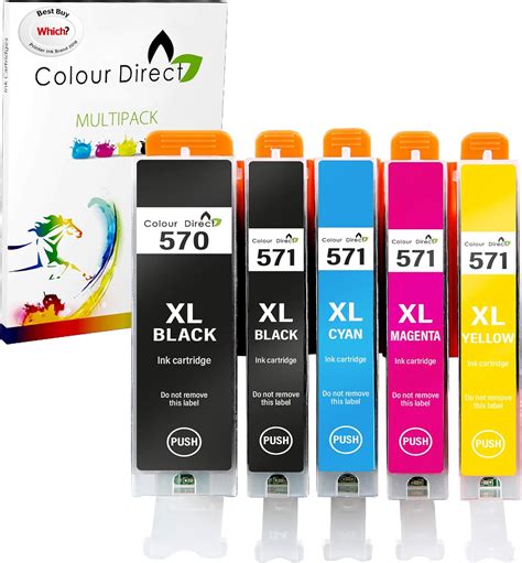 Colour Direct Compatible With Ink Cartridges Canon PGI 570XL CLI