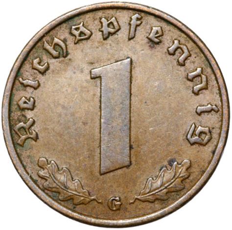 Deutsches Drittes Reich J M Nze Reichspfennig G