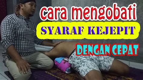 Cara Mengobati Syaraf Kejepit Dengan Pijat Refleksi YouTube