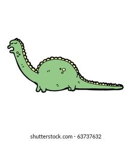 Brontosaurus Cartoon Stock Vector Royalty Free 63737632 Shutterstock