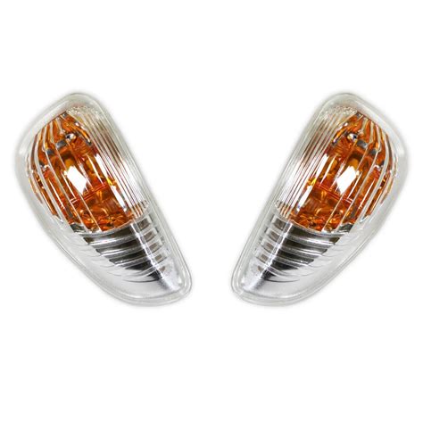 Pair Of Door Wing Mirror Indicator Lens Lamp For Renault Master 2010