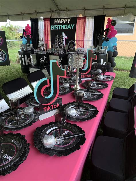 Tik Tok Birthday Party Ideas Photo 9 Of 13 Catch My Party