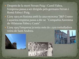 Història de la fabra i coats PPT