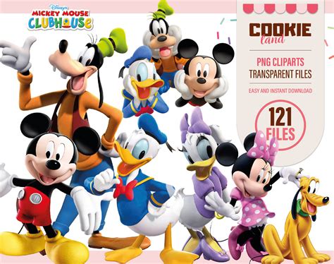 Mickey Mouse Clubhouse Characters Png