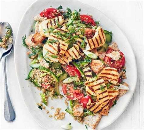 Halloumi Salad Recipes Bbc Good Food