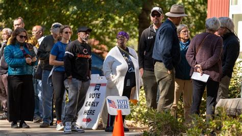 NC voters showed up for early voting in record numbers this year