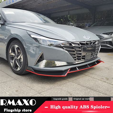 For Elantra Body Kit Spoiler 2021 2022 For Hyundai Elantra A Abs Rear