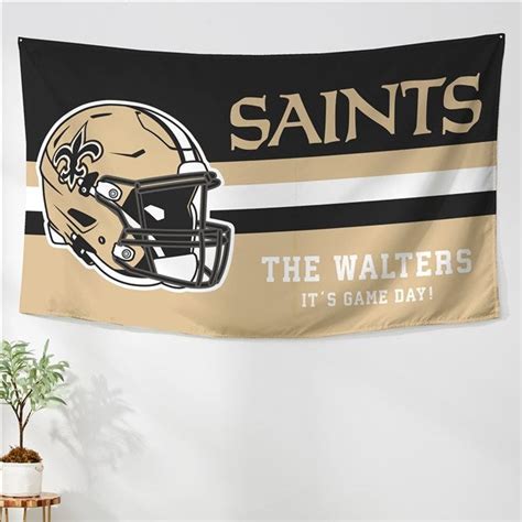 NFL New Orleans Saints Personalized Wall Tapestry