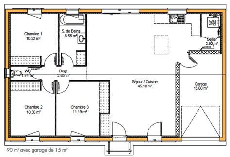 Plan De Maison Simple M Id Es De Travaux