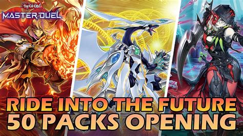 NEW SELECTION PACK RIDE INTO THE FUTURE 50 PACKS OPENING IN YUGIOH