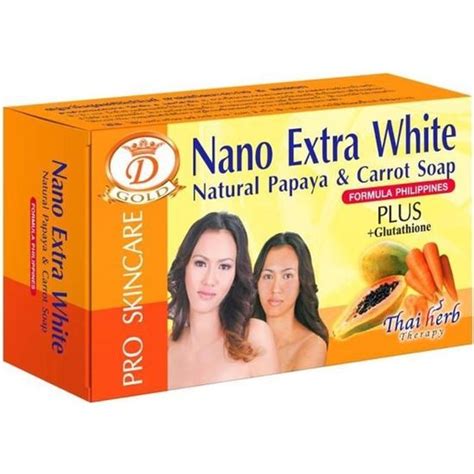 Thai Herb Savon Nano Extra Blanc Naturel Papaye Carotte Cdiscount