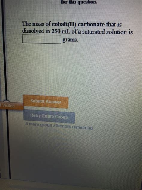 Solved The Mass Of Barium Sulfate That Is Dissolved In Chegg